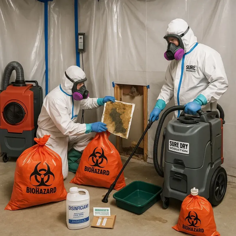 Contaminated Water Handling Protocols process in Dorado Municipio, PR